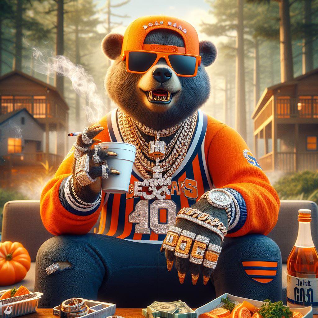 Bears, Canvas, NFL, King, King Canvas, Sport, Mascot, Wall art